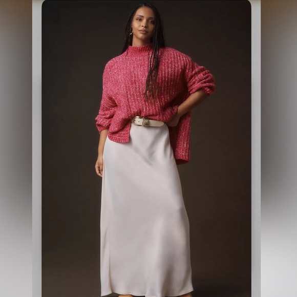 Anthropologie “Pilcro” Textured Tunic Sweater in Pink - Picture 5 of 9